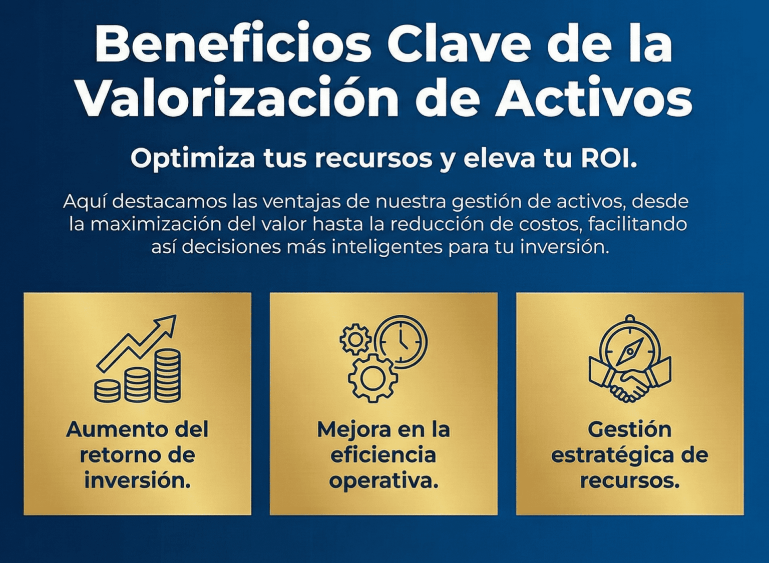 Beneficios de la valorización de activos: optimización de recursos y retorno de inversión